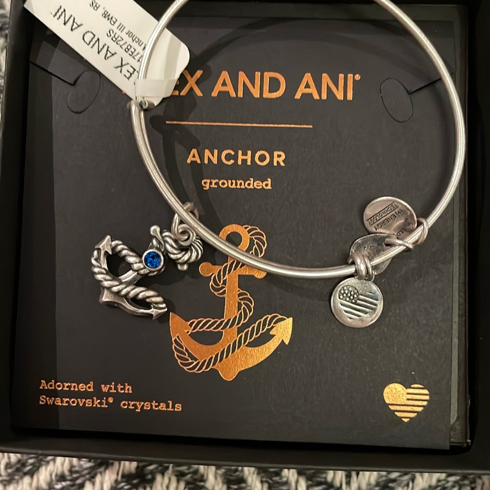 Alex And Ani Anchor Bracelet New